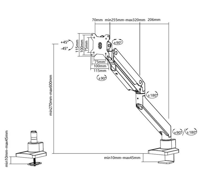 stoyka-neomounts-monitor-arm-10-49-gas-spring-neomounts-by-newstar-nm-d775whit